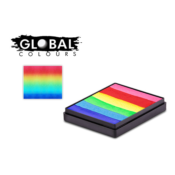 Global Bright Rainbow Cake