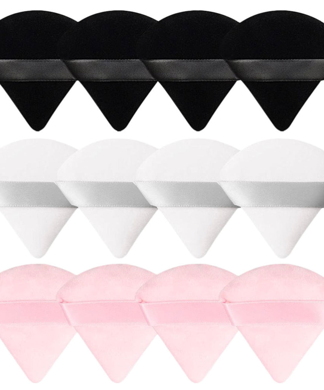 Triangular powder puff