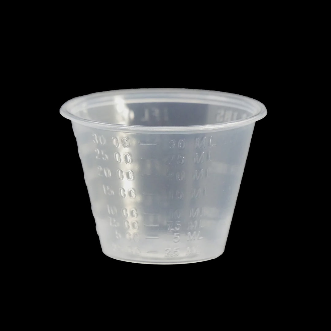 CC Measuring Cups 30mL.   50 per pack