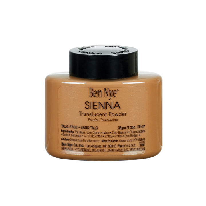 Ben Nye Sienna Translucent Powder – Scotty's Makeup & Beauty