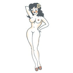 Tinsley 1950's Pin Up Girl Naked