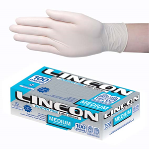 Lincon Latex Examination Gloves