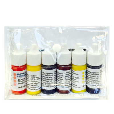 SAM HD Silicone Pigments Primary Set 6p