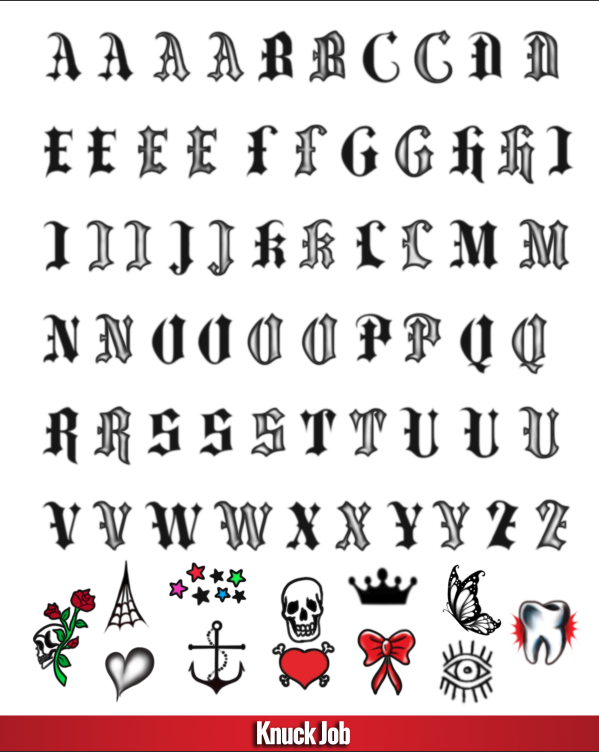 HookUp Tattoo Knuck Job