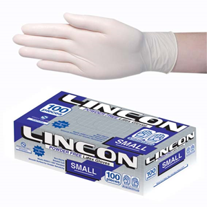 Lincon Latex Examination Gloves